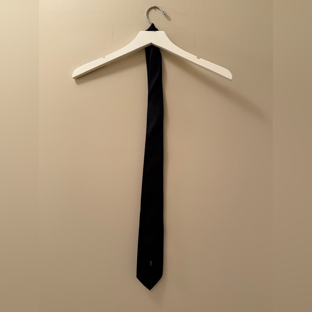 Yves Saint Laurent Navy Tie